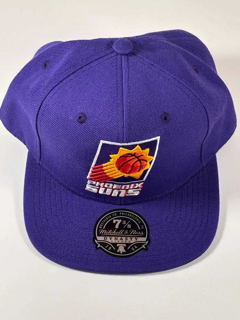 Mitchell & Ness Purple Phoenix Suns Hardwood Ground 2.0 Fitted Hat 7 3/8 New